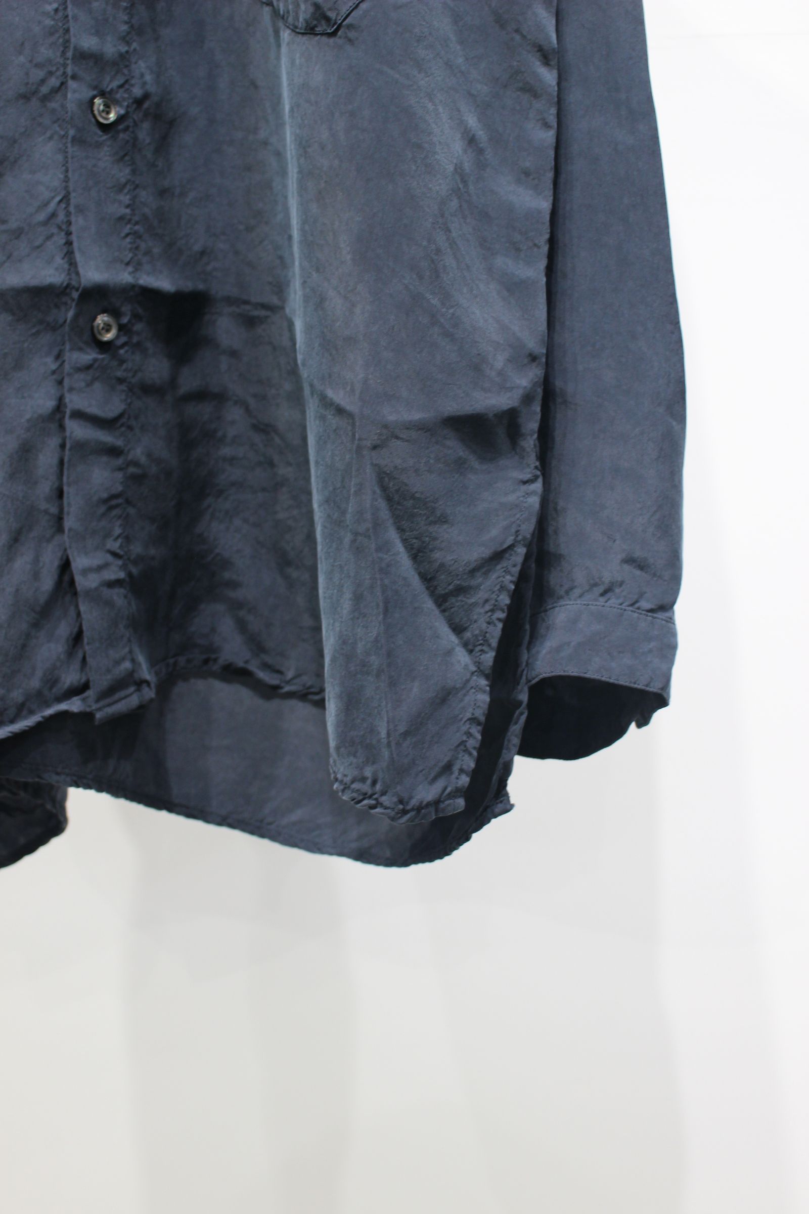 EMBROIDERED SOUVENIR SHIRT | NAVY | 刺繍シャツ