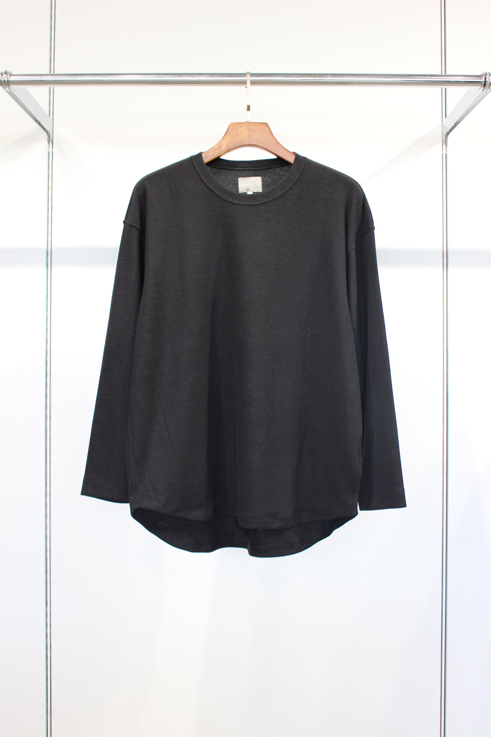 PREMIEREWARM L/S TEE (crew-neck) | BLACK | カットソー