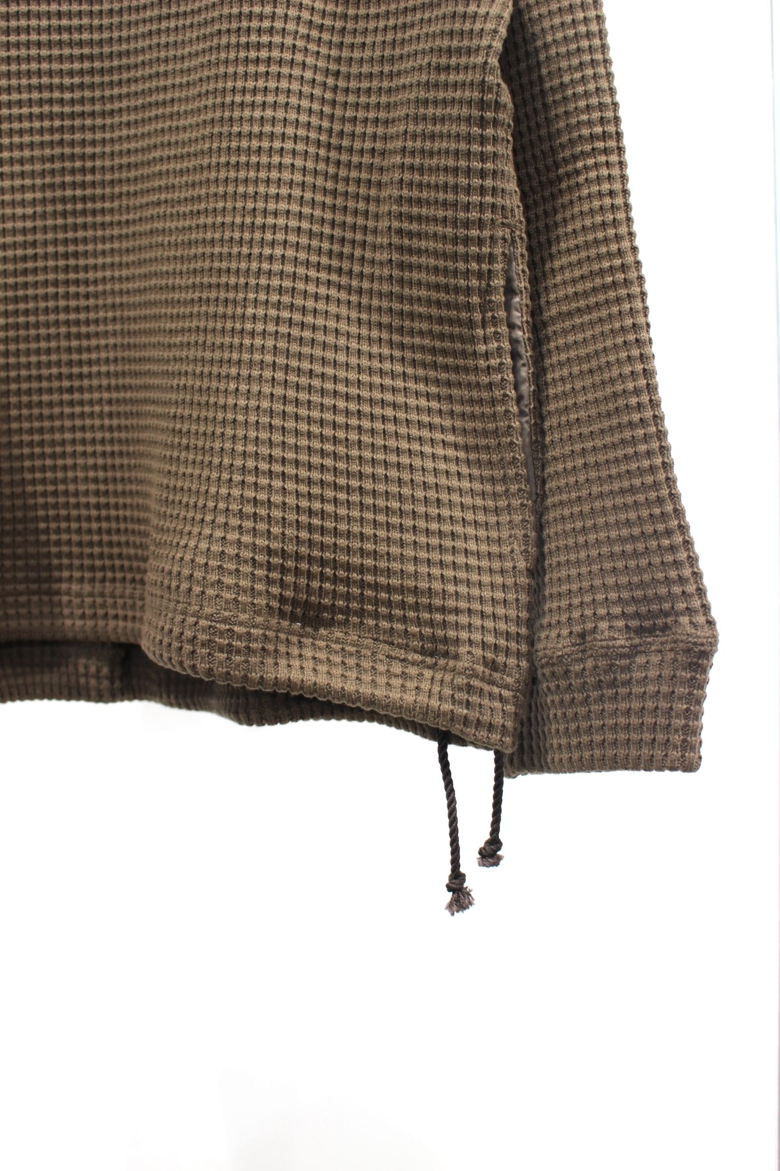 ALBERT MOC SWEATER | OLIVE | ワッフルカットソー
