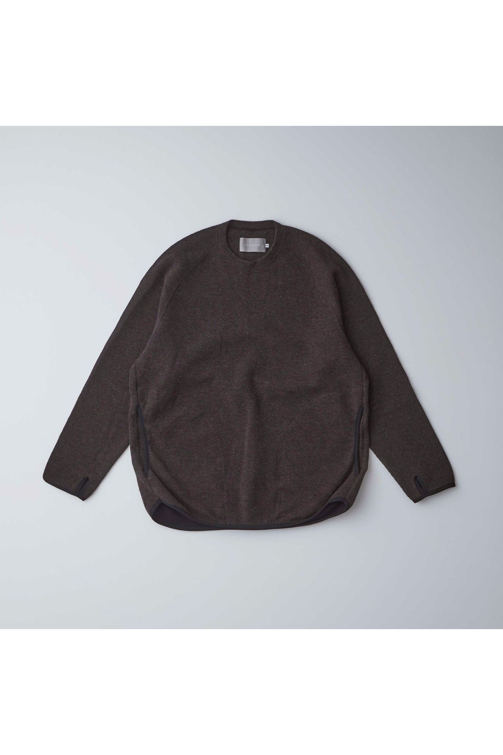 KNIT-SAWN P/O/GRAY
