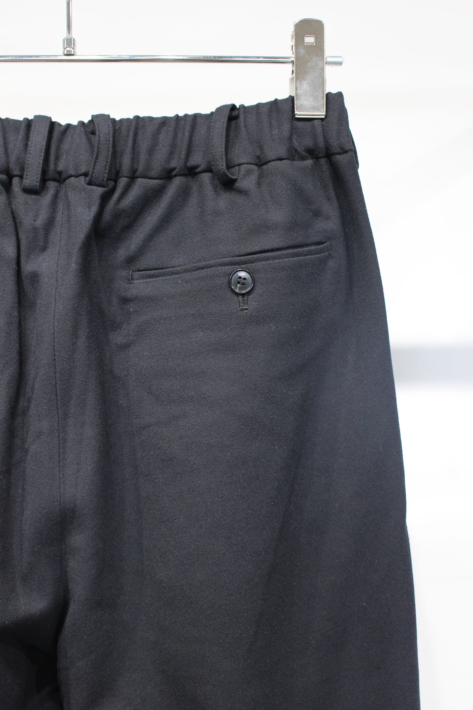 CASHMERE TOUCH  STANDARD WIDE PANTS | BLACK | ワイドパンツ