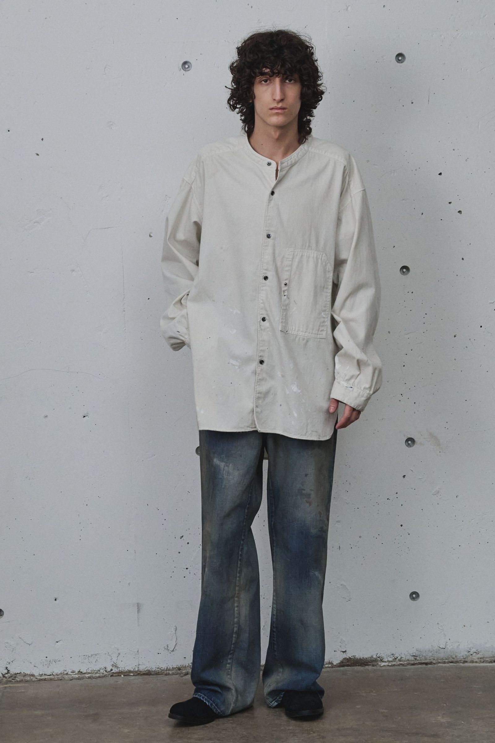 AGING MIDDLE STRAIGHT 5P DENIM PANTS | INDIGO | デニムパンツ