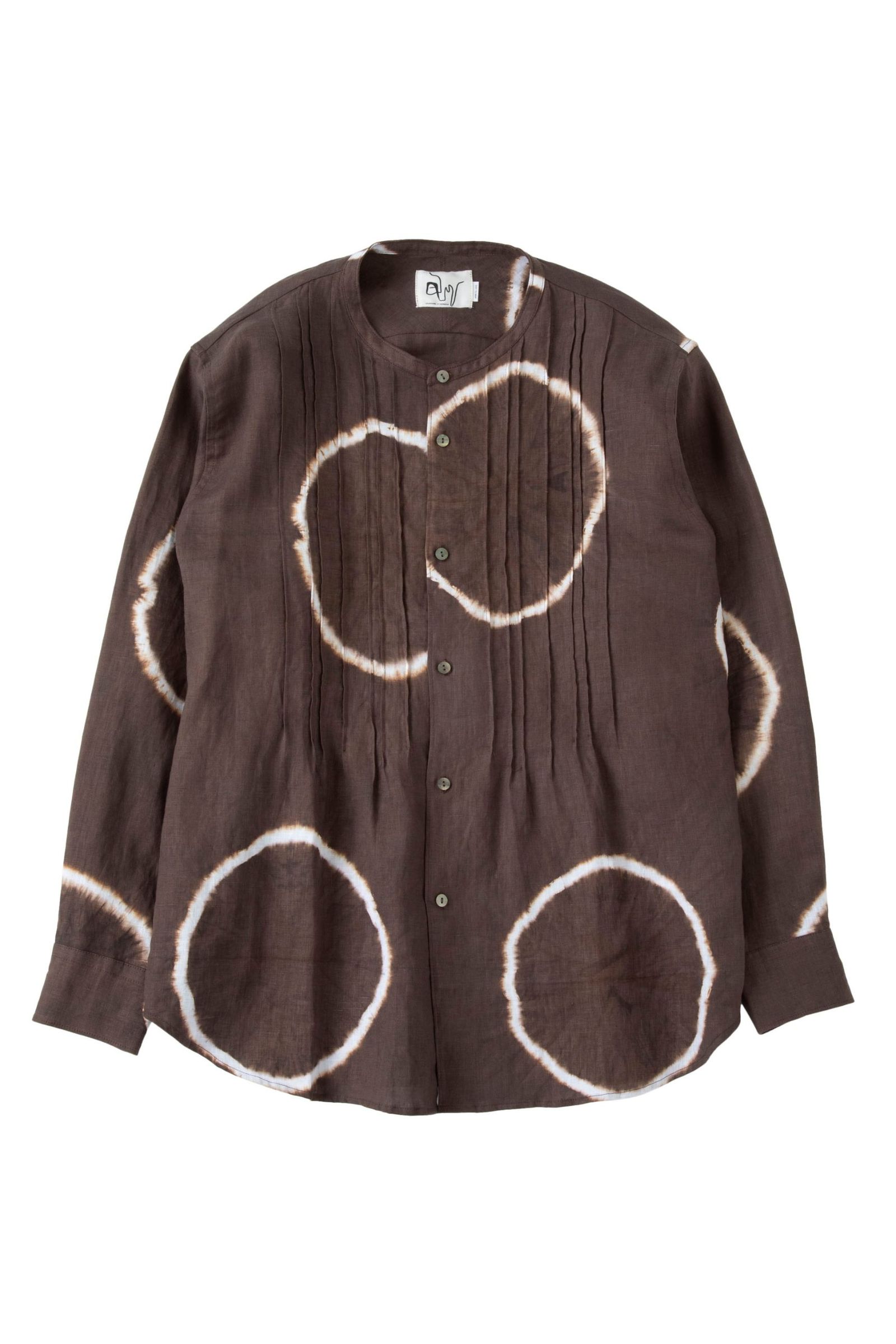 PIN TUCK LINEN SHIRTS/シャツ