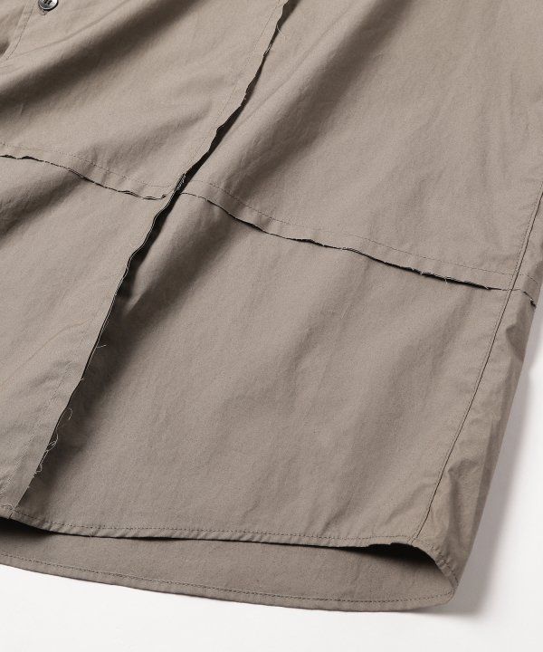 CUTTING OVER SHIRT | KHAKI | シャツ