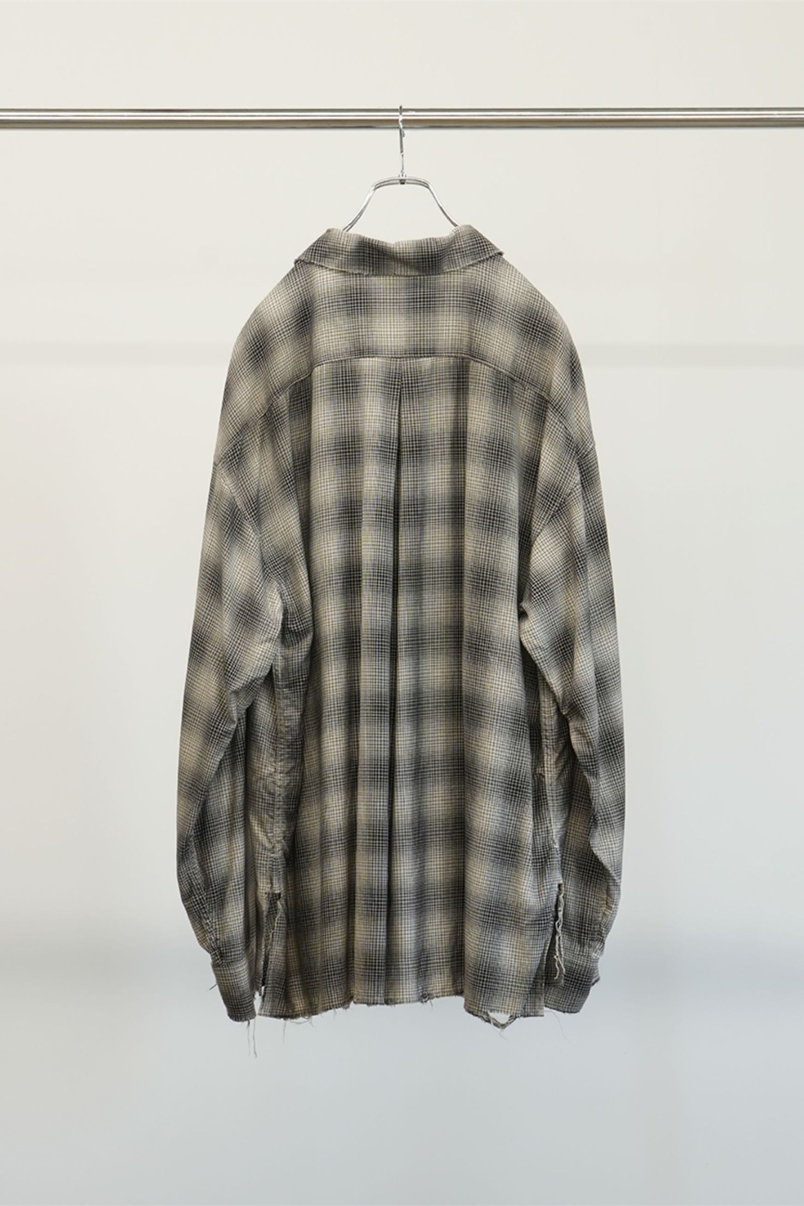 OMBRECHECK SHIRT | BROWN | チェックシャツ