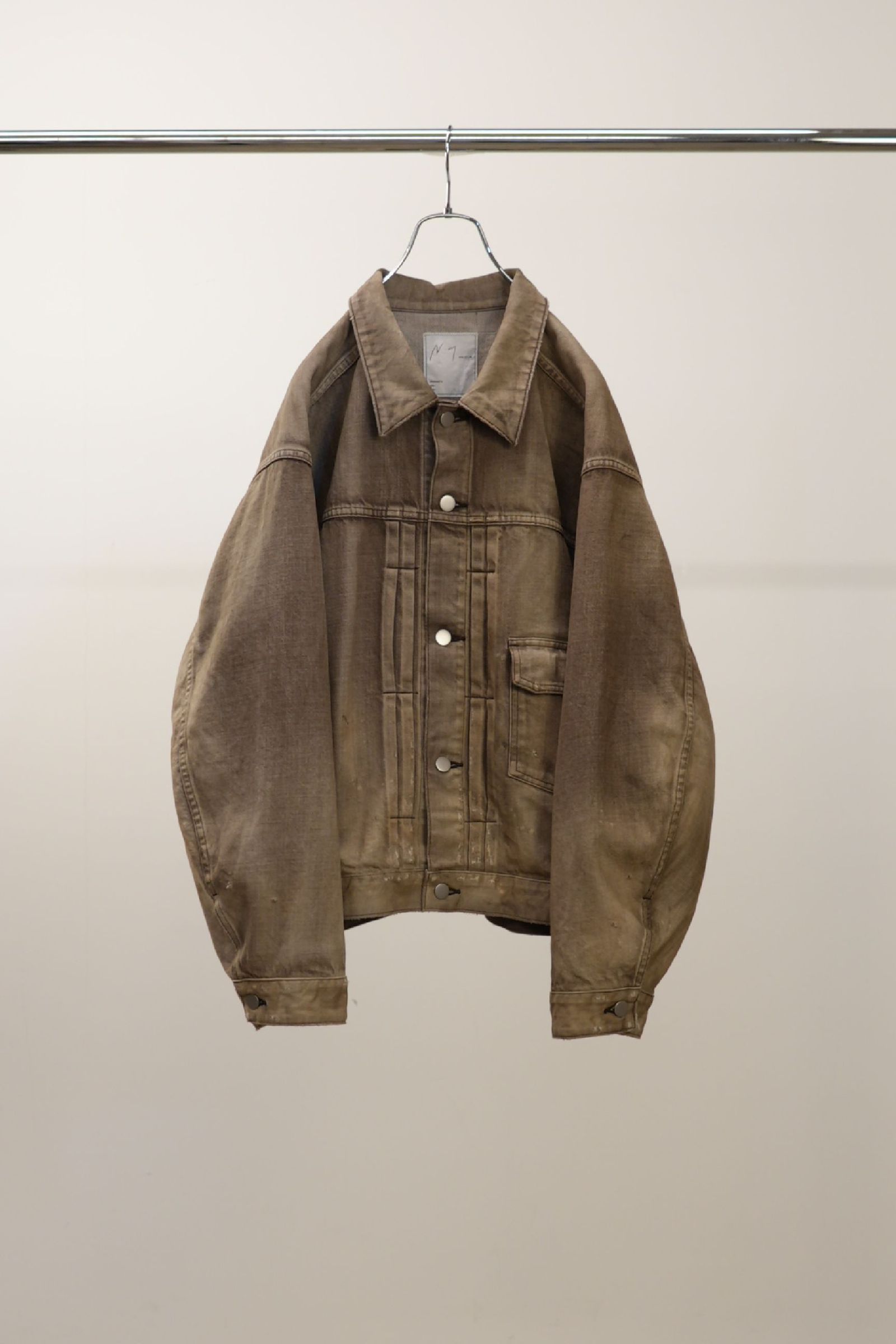 AGING DENIM JACKET | BROWN | デニムジャケット