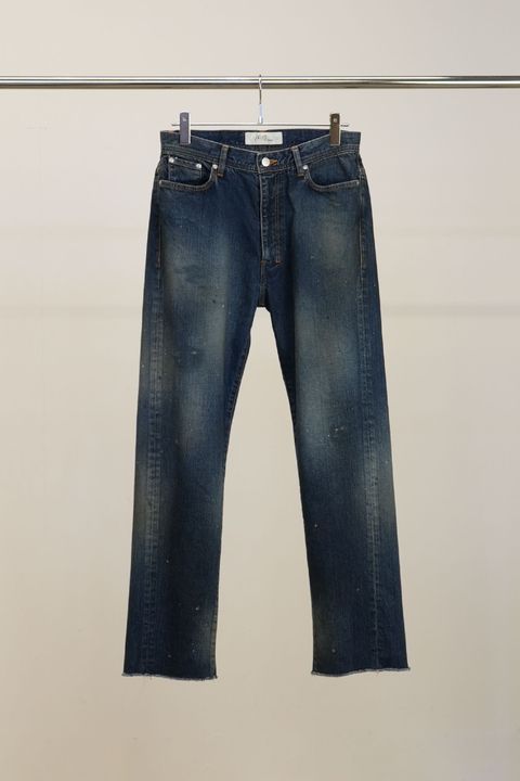 [ラスト1点] #07 SLIM STRAIGHT 5P DENIM PANTS | INDIGO | デニムパンツ