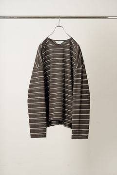 BORDER LS T-SHIRT | BLACK | カットソー