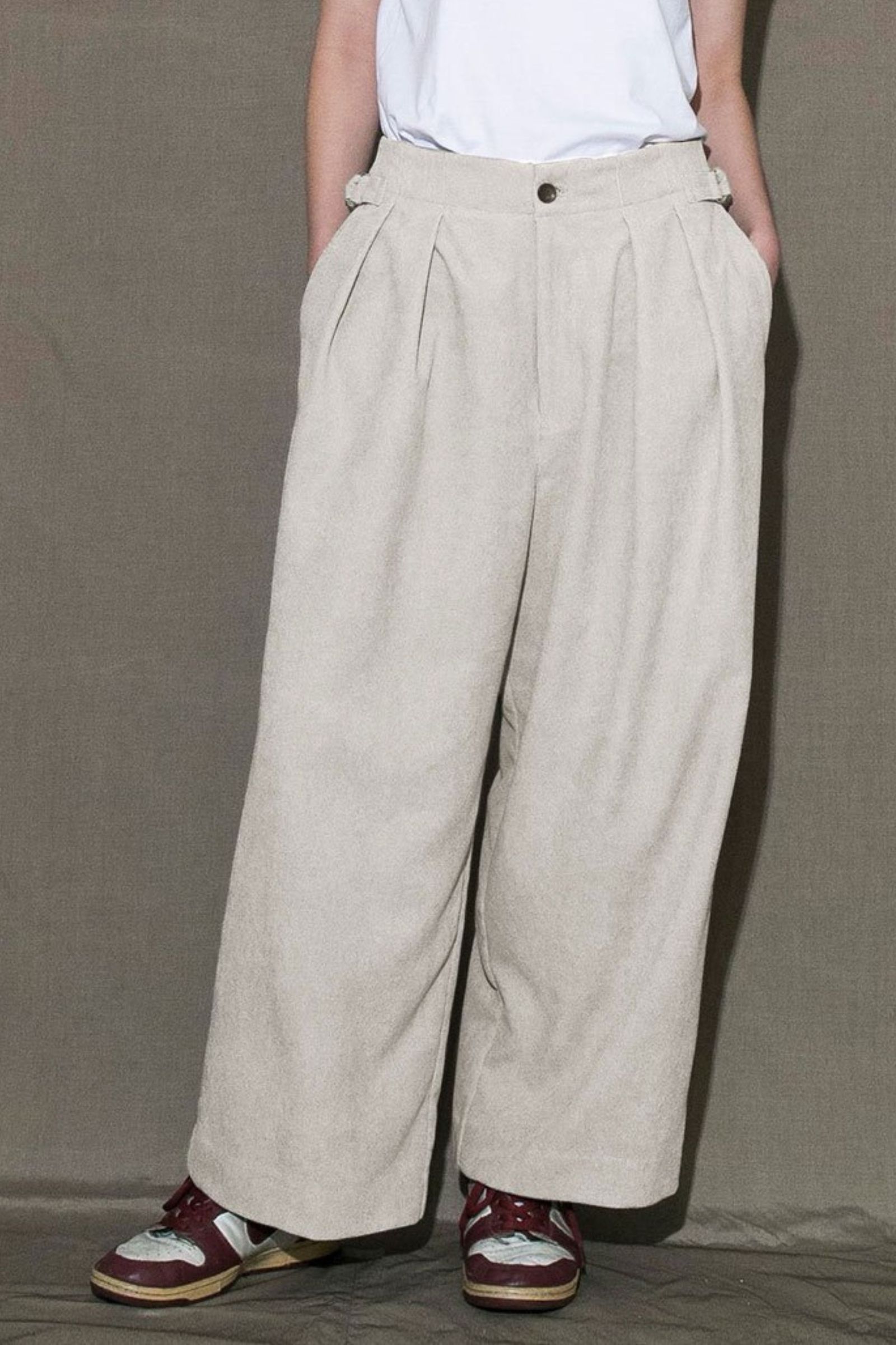 haengnae ヘンネ CHIKUWABU PANTS グレー-theagaveclub.com.au