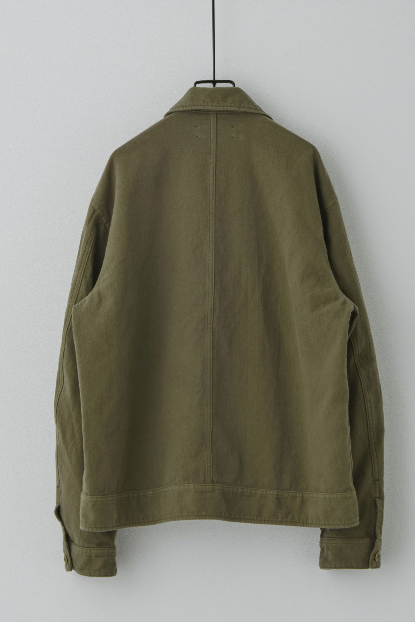 HREINN BLOUSON | OLIVE | シャツブルゾン