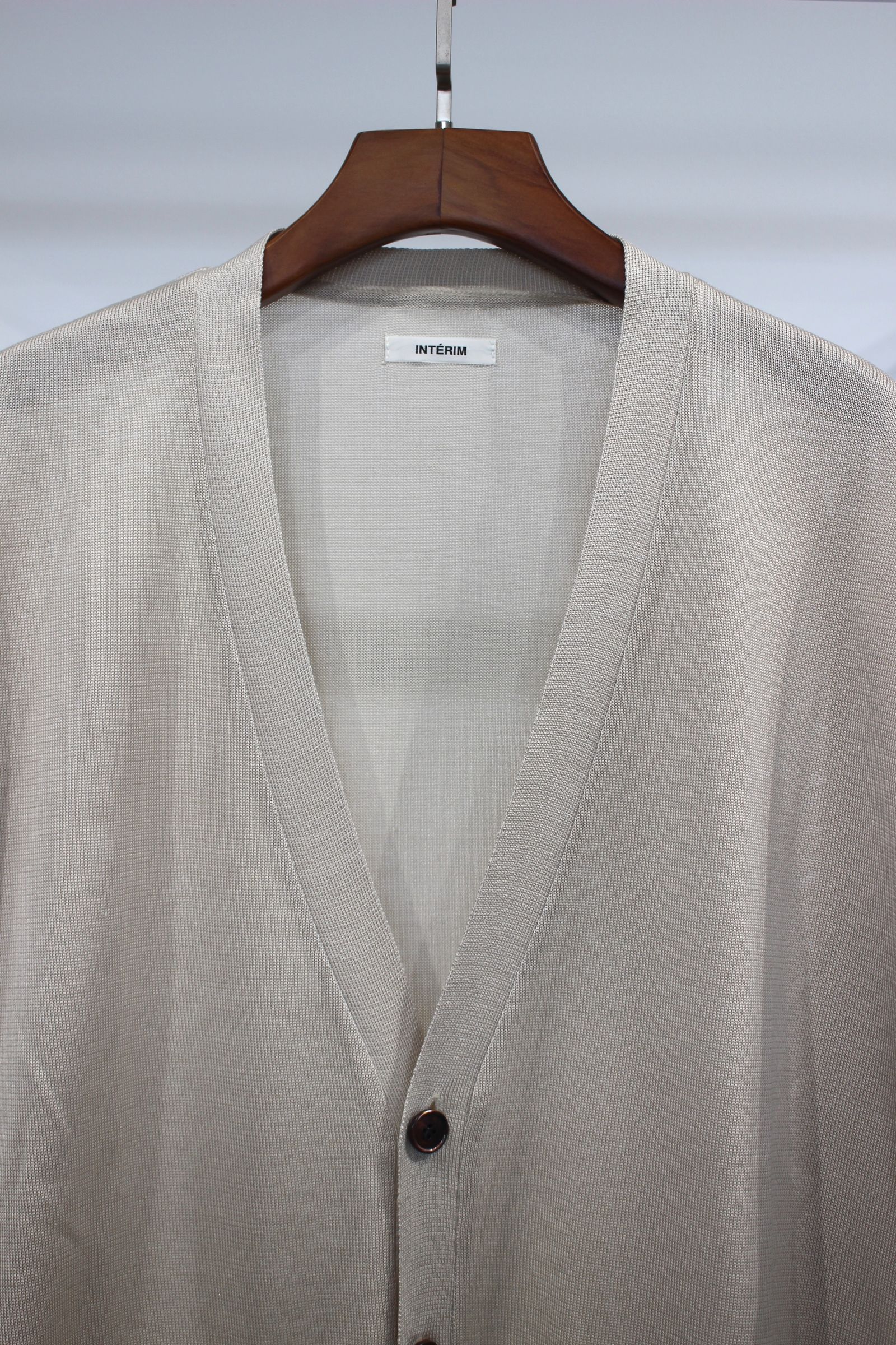 NEWお得 interim RAW SILK 100% CARDIGAN 生糸 シルク 4の通販 by すぽ