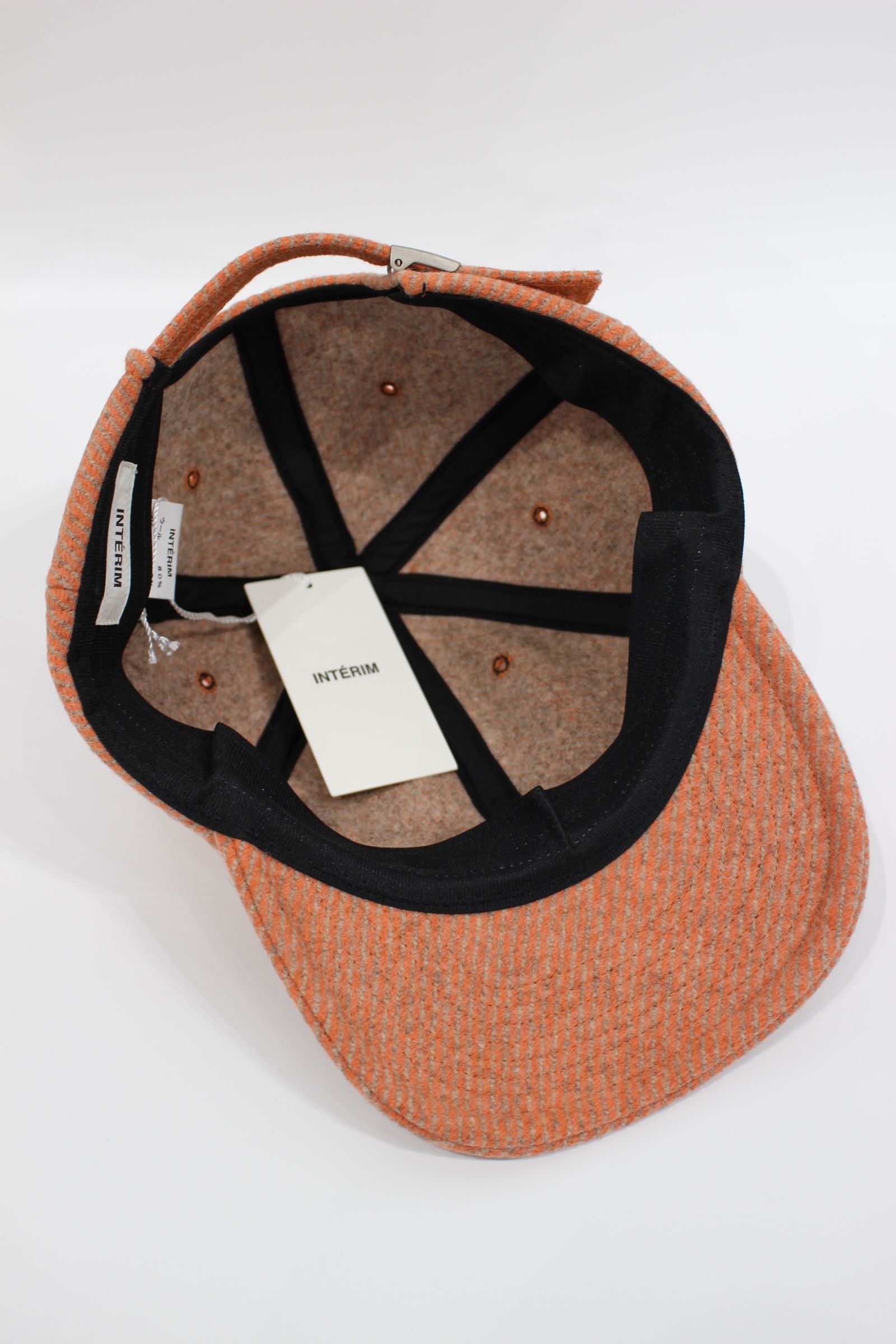 HEAVY WOOL CASHMERE TRICOTINE 6P CAP/ORENGE