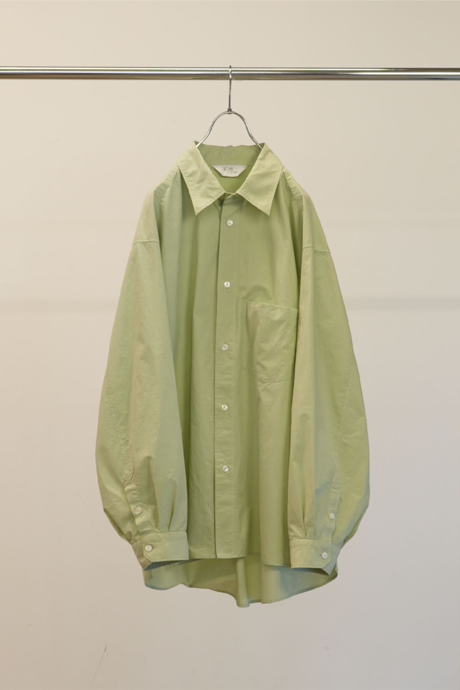 [ラスト1点] SHRINK OVER SHIRT | GRAYMINT | シャツ