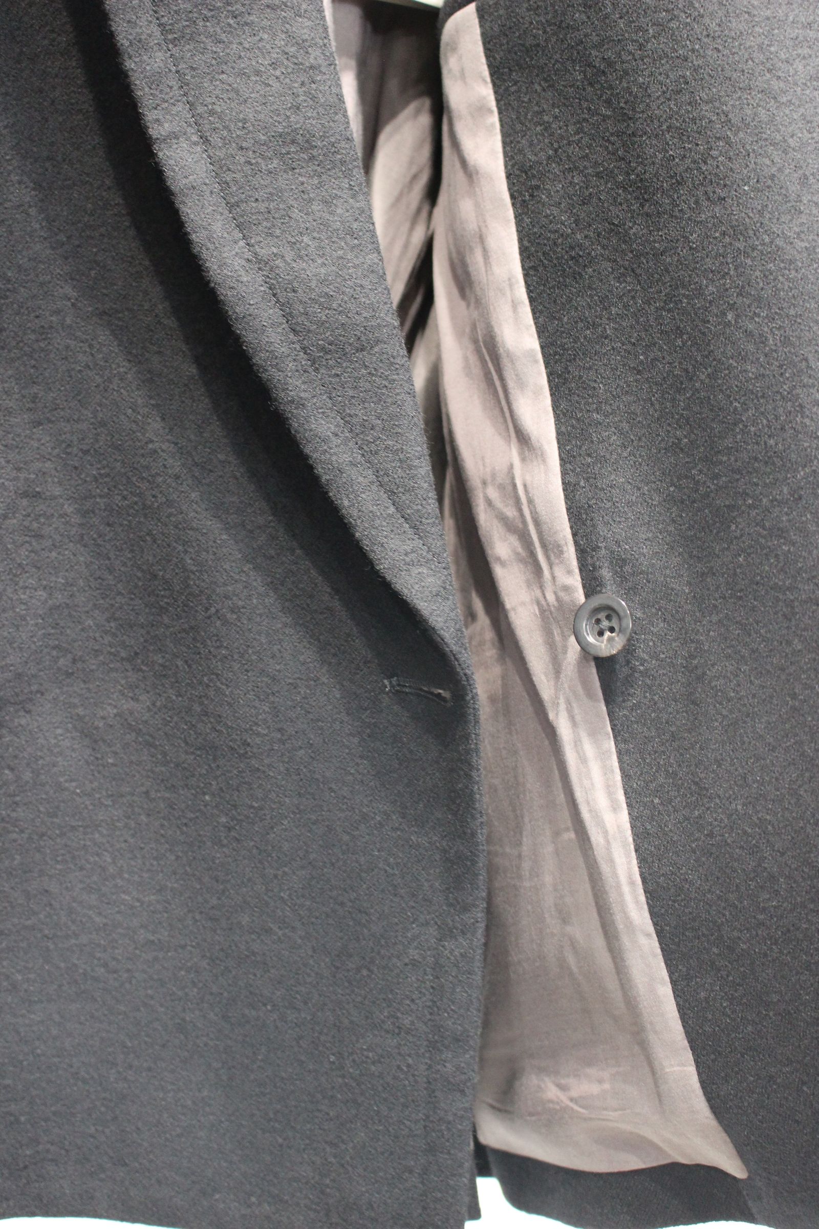 DOUBLE TAILORED JACKET | WOOL SLACKS | BLACK | セットアップ