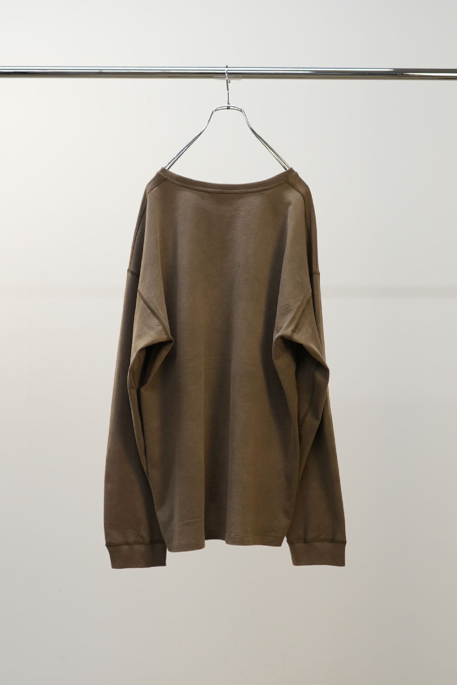 UNEVENNESS type-U LS T-SHIRT | BROWN | カットソー