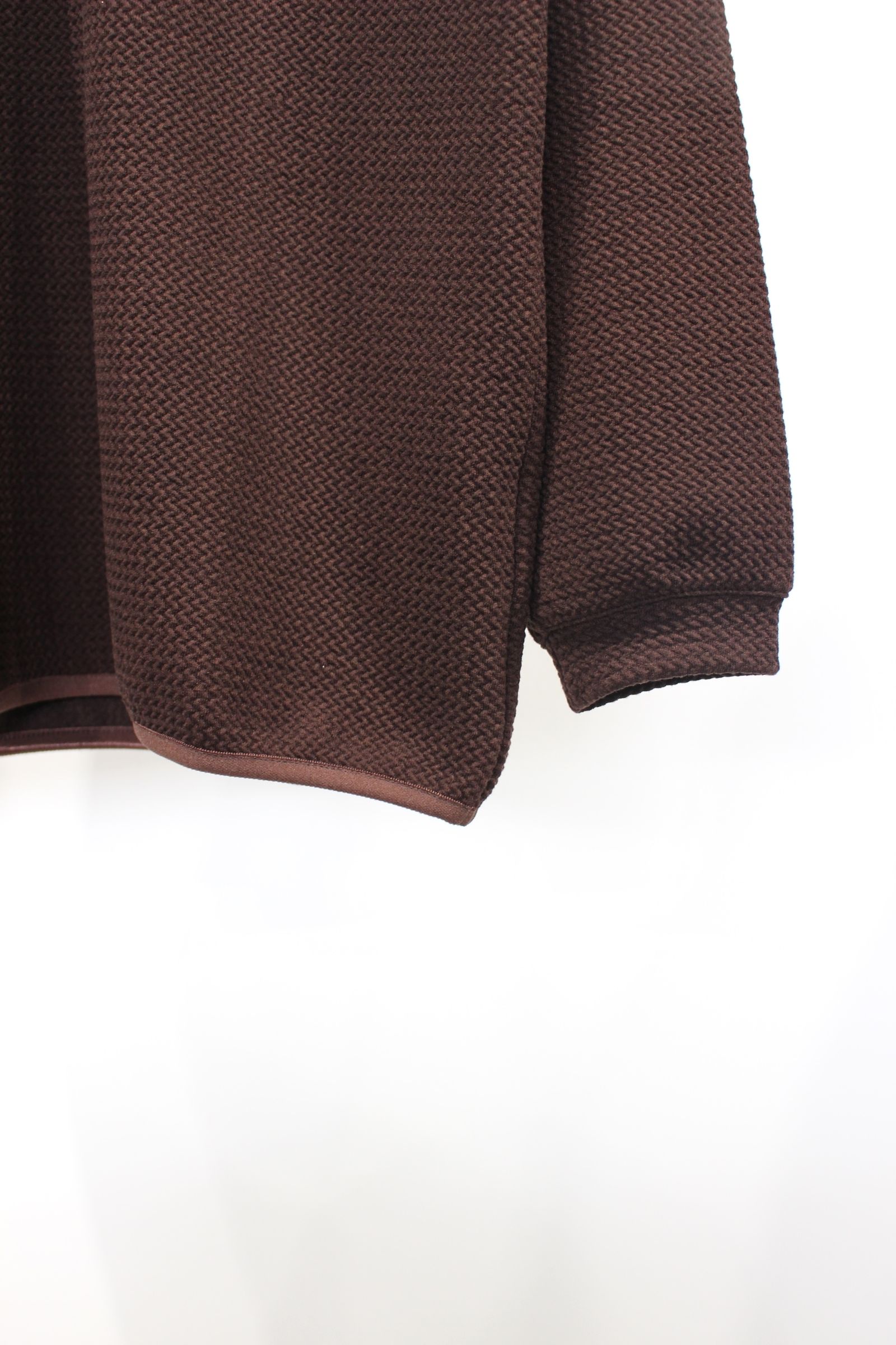 SOFT RIPPLE JERSEY L/S TEE | BROWN | カットソー