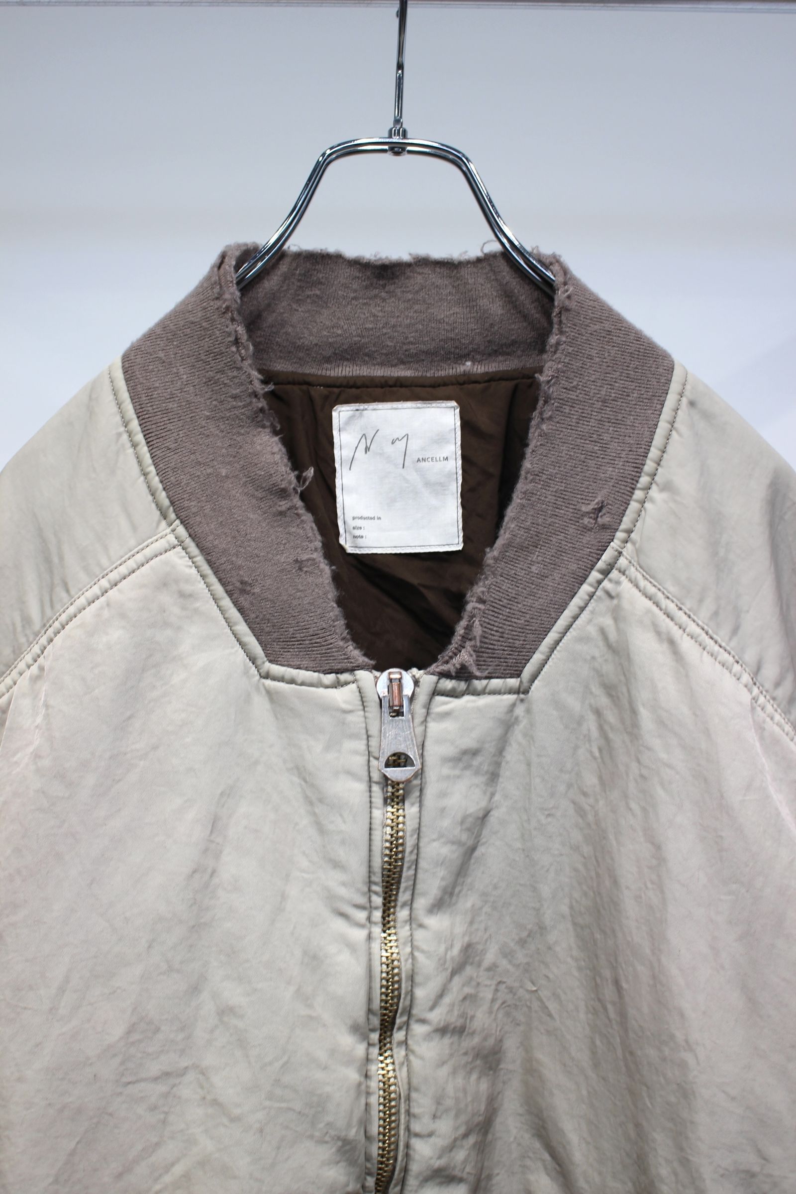 FADED BOMBER JACKET | SAND | ボンバージャケット
