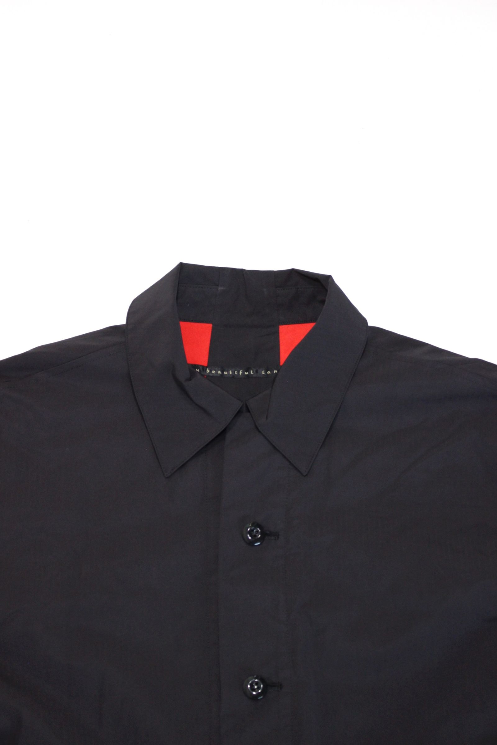 splitting ripstop wide jacket | BLACK | ジャケット