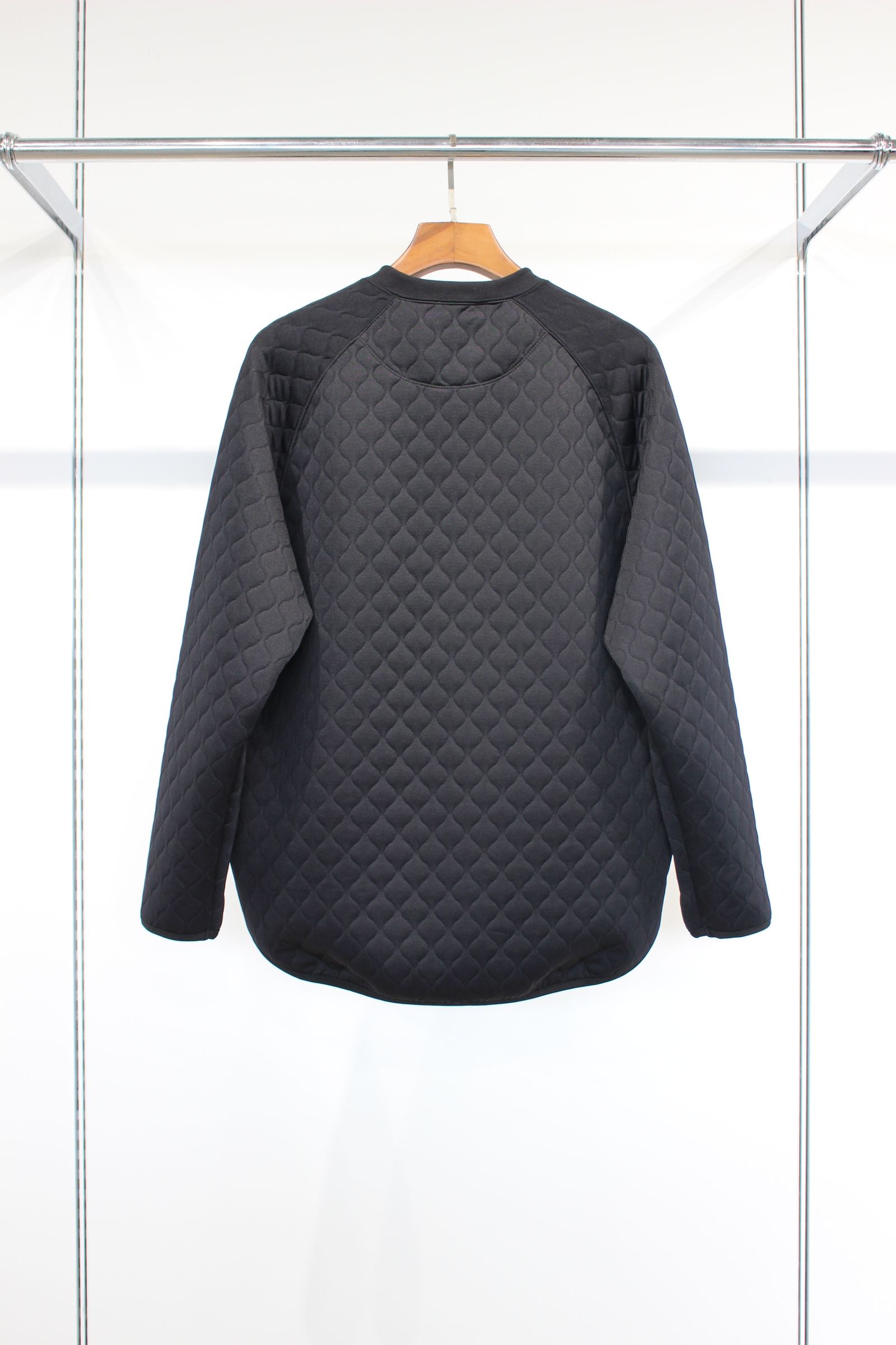 QUILTING JACQUARD P/O/BLACK