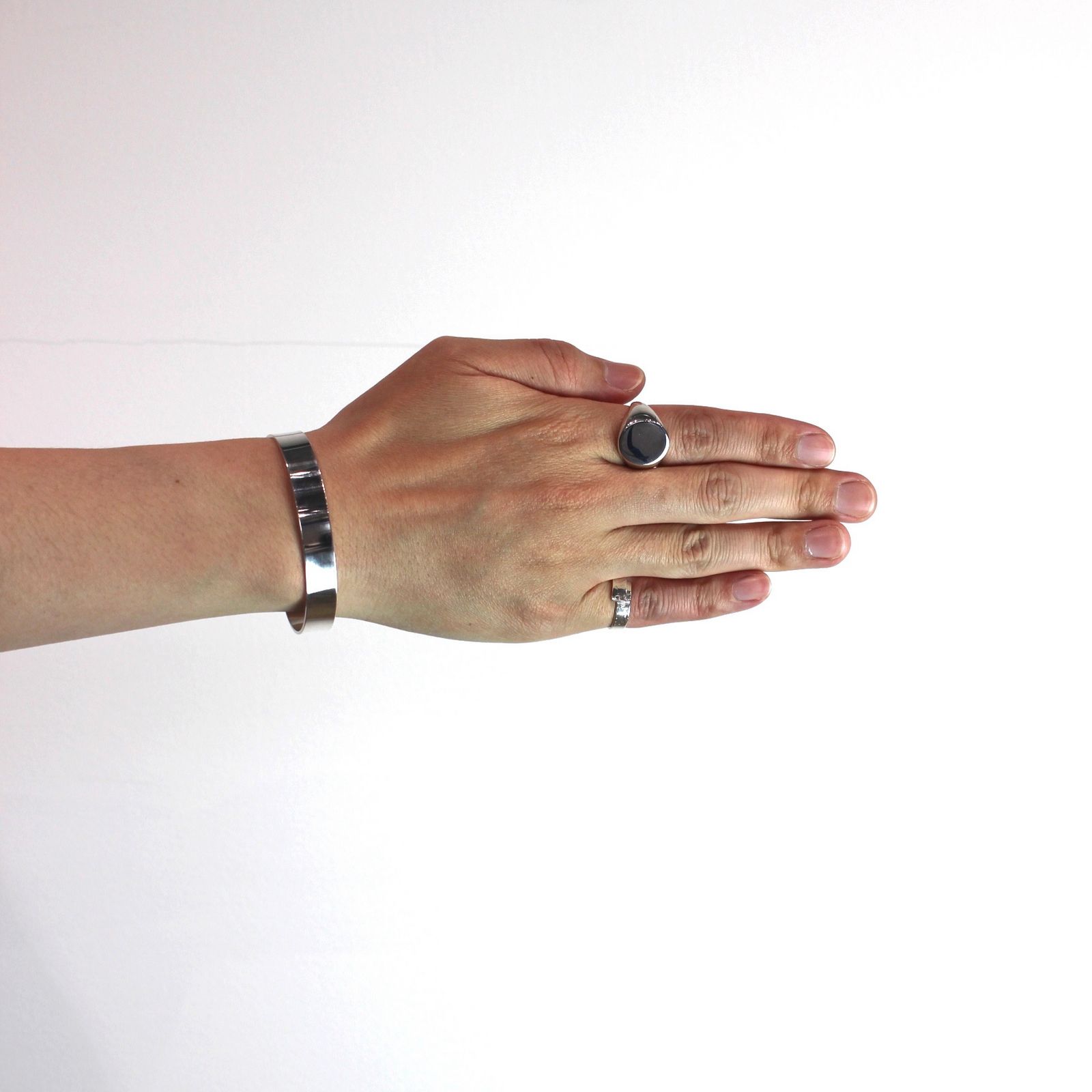 U217 "FLAT/10mm " BANGLE | SILVER950 | バングル