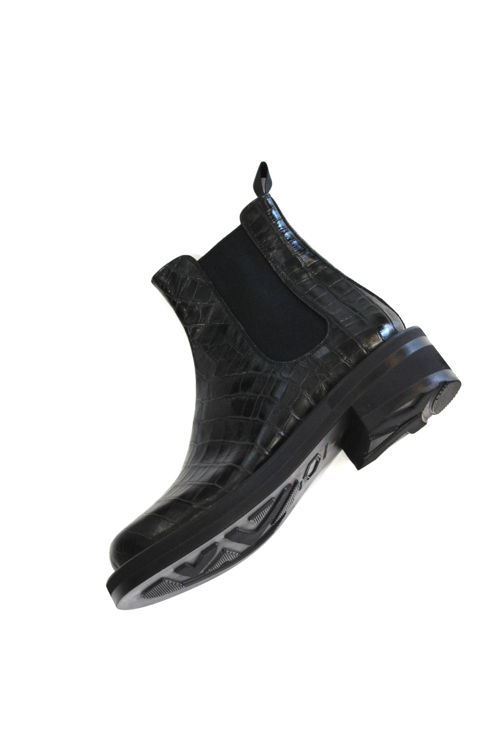 JieDa - LEATHER SIDE GORE BOOTS/BLACK | NapsNote