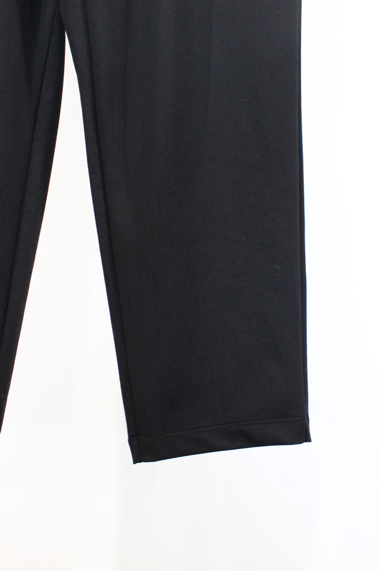 TRICOT TAPERED TROUSERS/BLACK