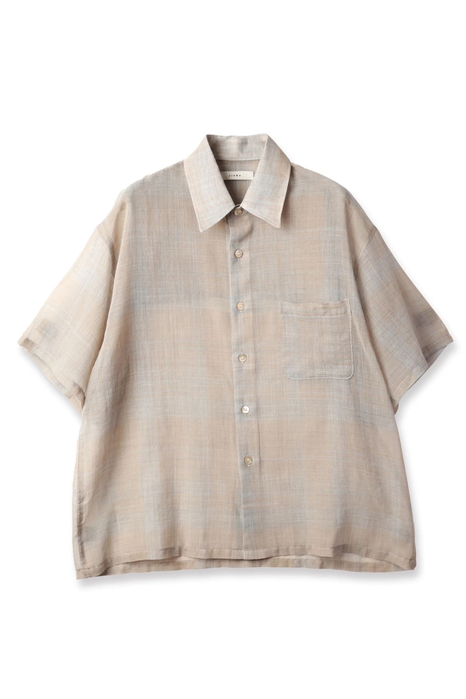 JieDa - CHECK SHIRT S/S | LIGHT PINK | シャツ | NapsNote