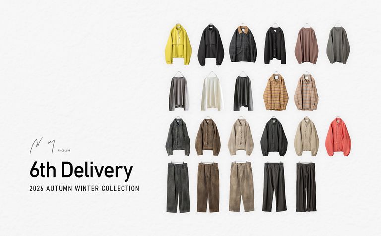 ANCELLM 26  AW 6th Delivery | New Item