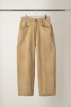 AGING CHINO SLACKS | BEIGE | チノスラックス