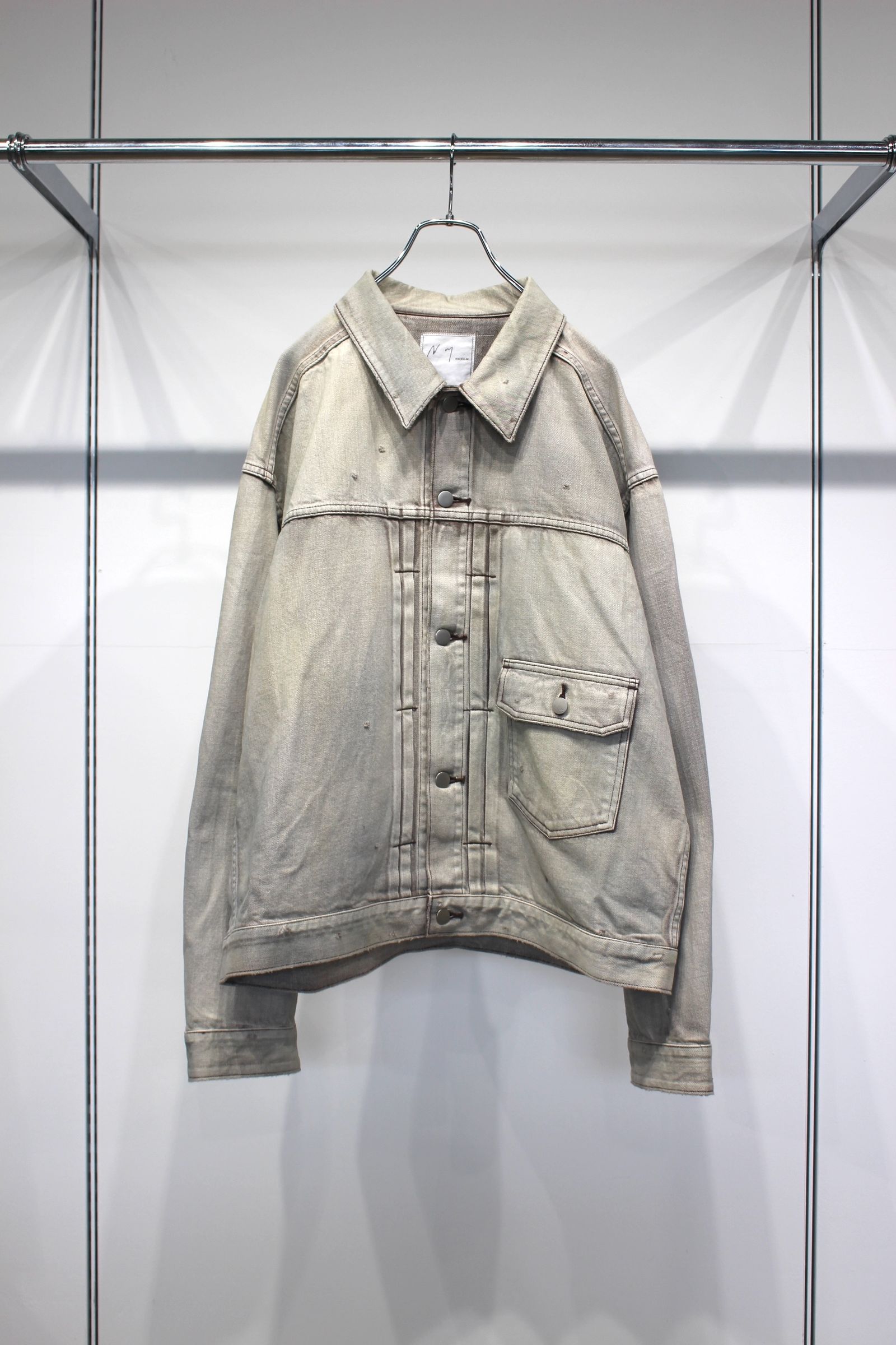 LAYERING COLOR DENIM JACKET | BROWN | デニムジャケット