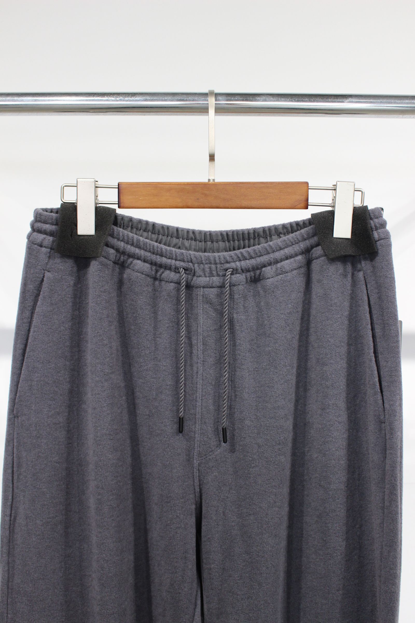 WOOL FLEECE JOGGER/MID GRAY