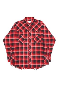 Western shirt | RED | シャツ