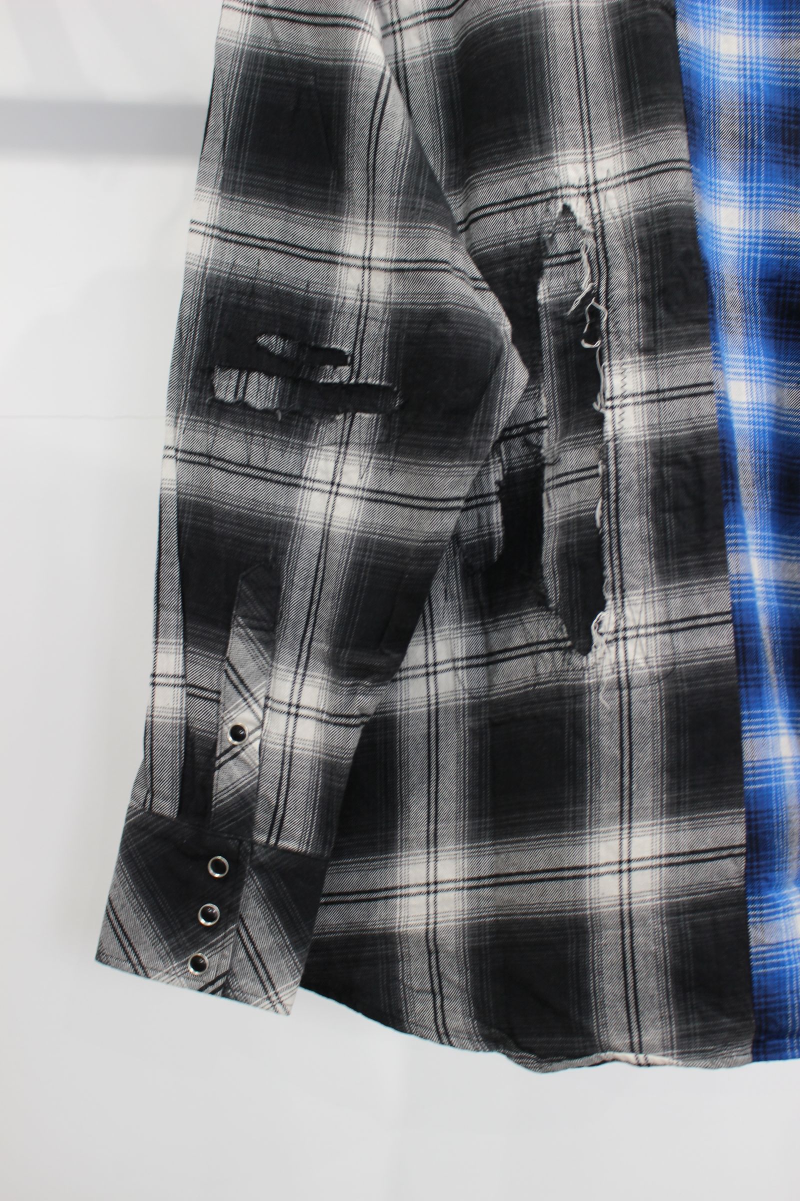 Remake shirt | BLK-BLU | シャツ