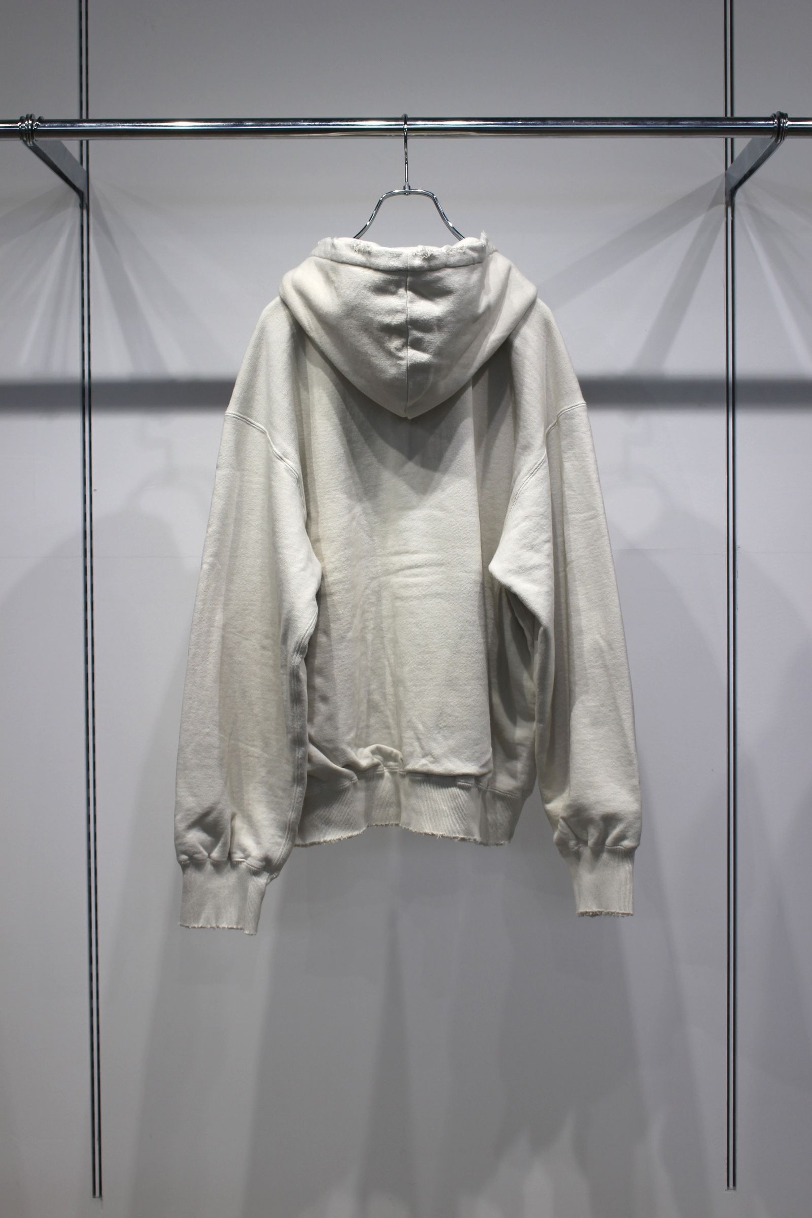 ZIP UP HOODIE | G.WHITE | ジップフーディー