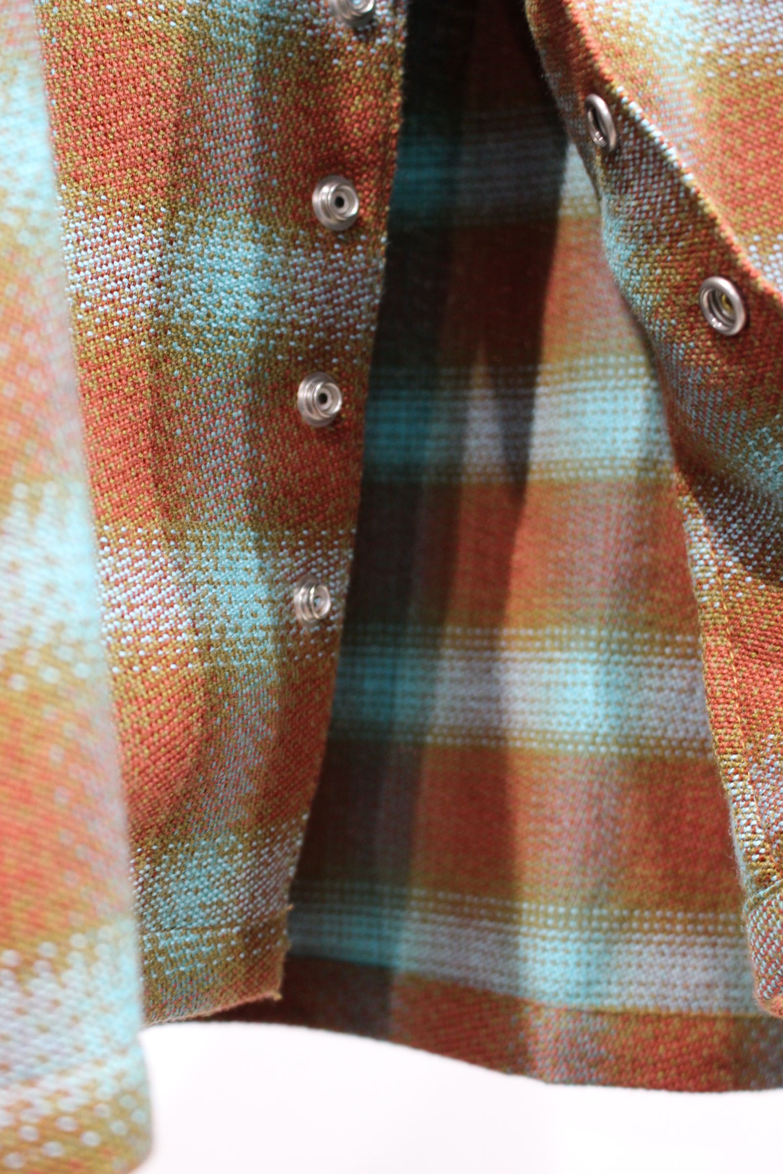 OMBRE SNAP BUTTON SHIRT/OMBRE
