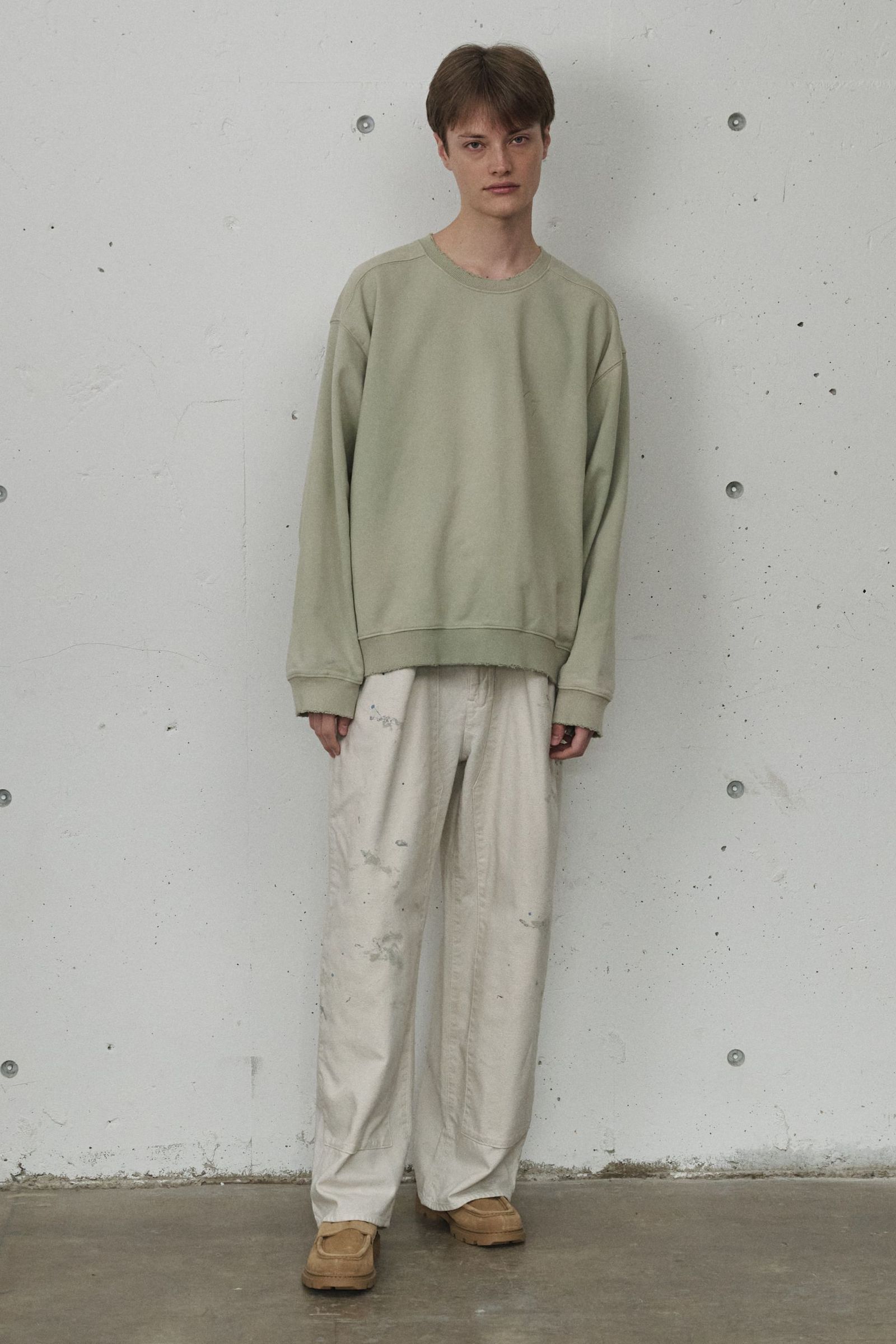 UNEVENNESS SWEAT SHIRT | GRAYMINT | スウェット