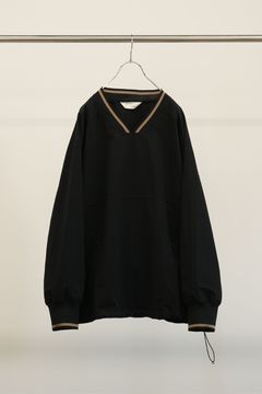 [ラスト1点] C/N PULLOVER SHIRT | BLACK | プルオーバーシャツ
