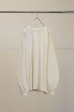 EMBROIDERY DYED LS | WHITE | カットソー
