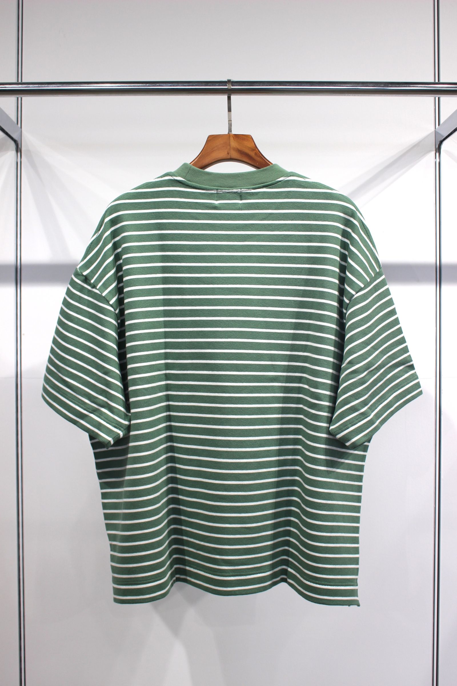 BORDER S/S WIDE T-SHIRT/カットソー