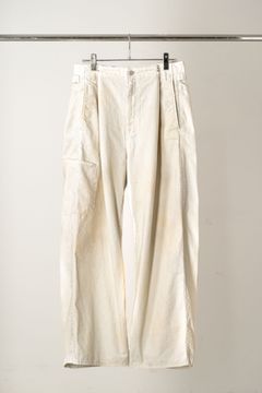 DENIM PAINTER PANTS | G.WHITE | ペインターパンツ