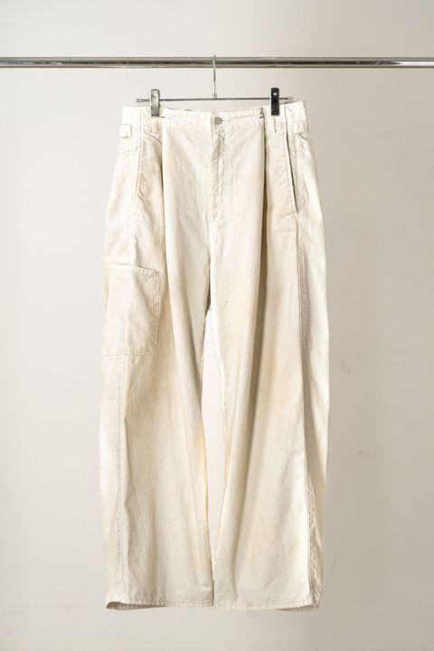 DENIM PAINTER PANTS | G.WHITE | ペインターパンツ
