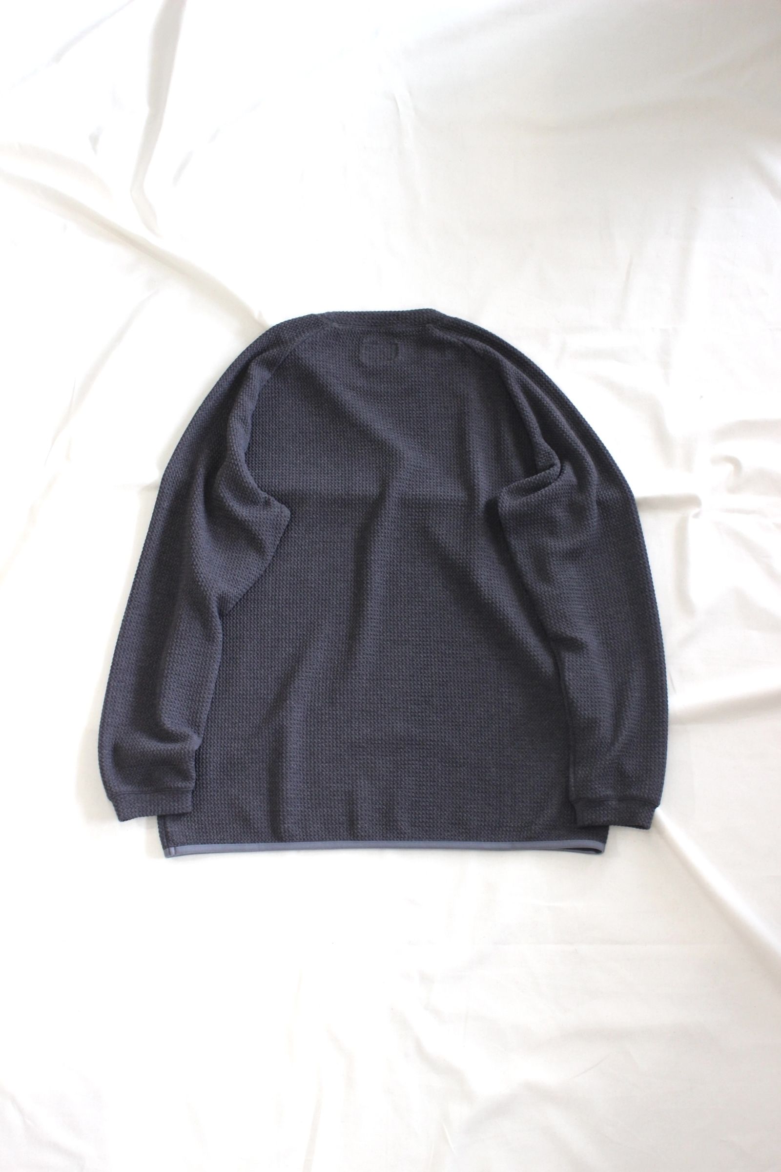 SOFT RIPPLE JERSEY L/S TEE | GRAY | カットソー