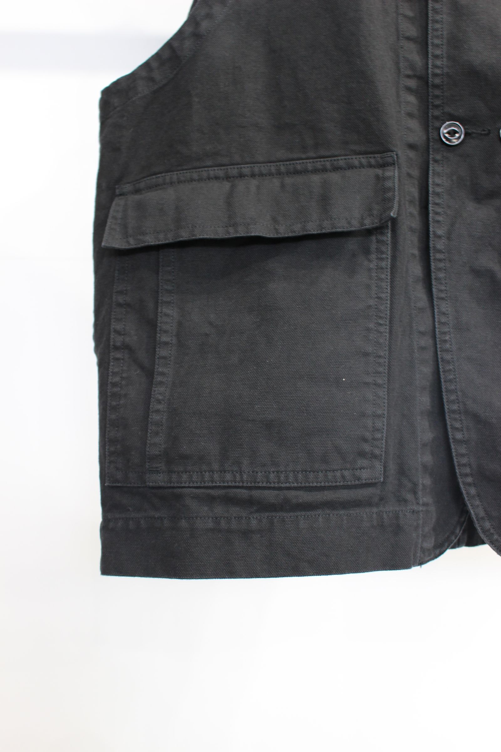 HEAVY OXFORD Double Vest | BLACK | ベスト