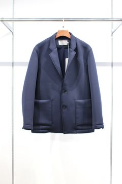 SMOOTH DOUBLE-KNIT JACKET | NAVY | ジャケット