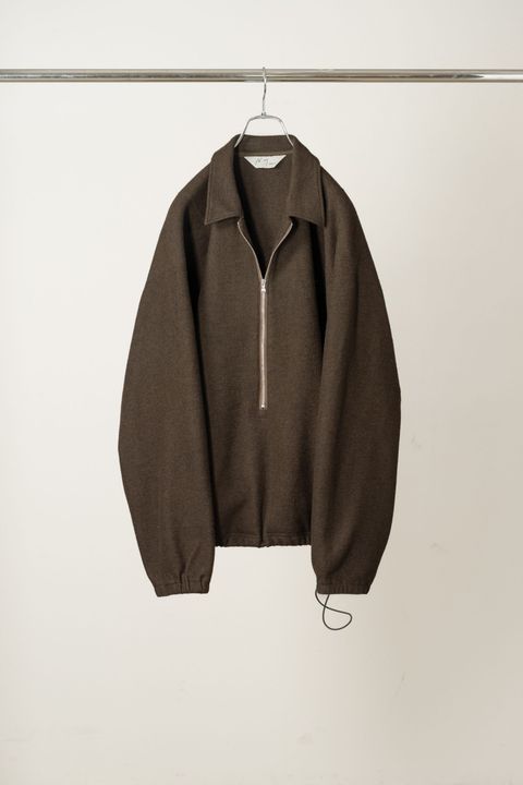 WOOL PULL OVER SHIRT | D.BROWN | プルオーバー