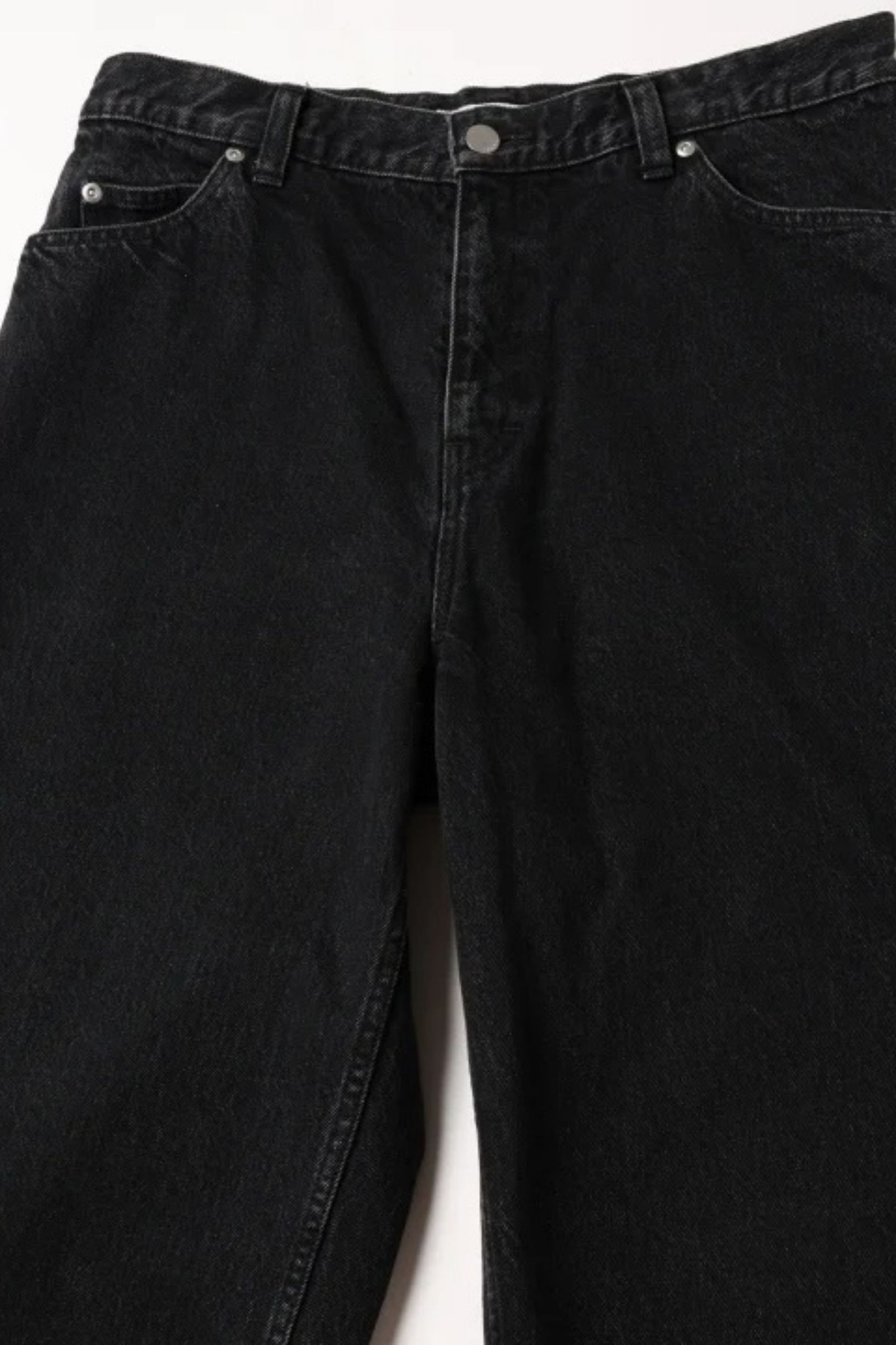 [ラスト1点] USED BAGGY DENIM | BLACK | デニム