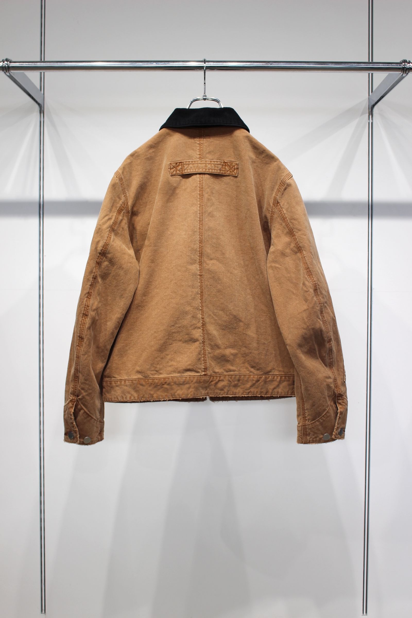 DUCK DAMAGE ZIP JACKET | BROWN | ダックジャケット