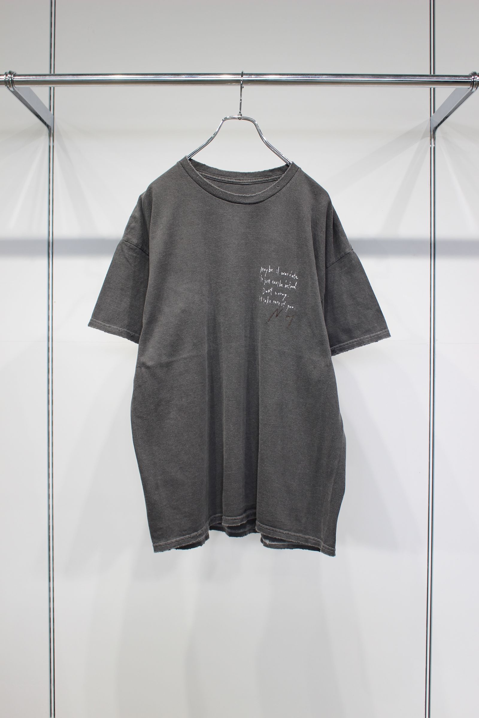 MESSAGE T-SHIRT | BLACK | カットソー