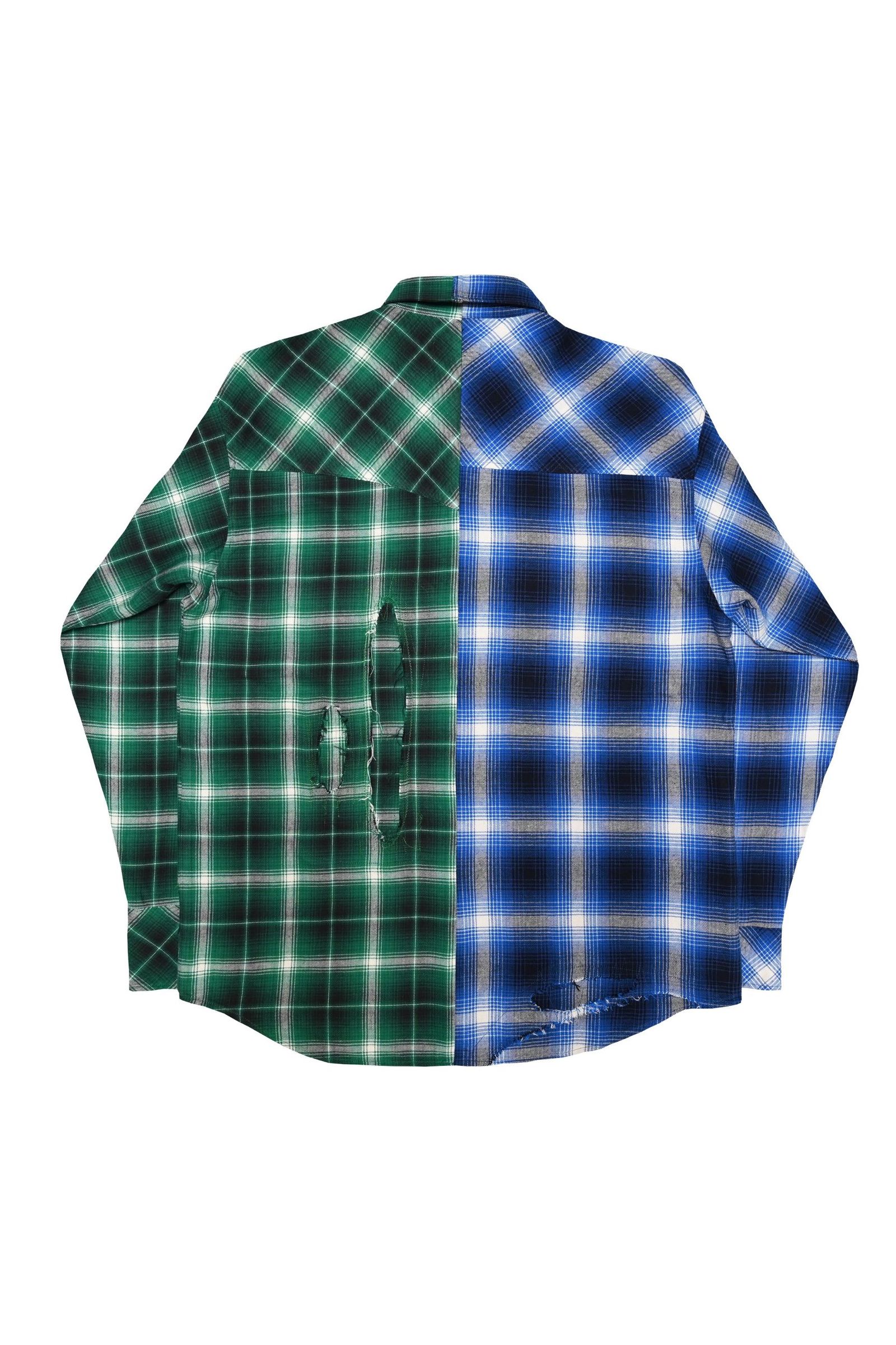 Remake shirt | GRE-BLU | シャツ