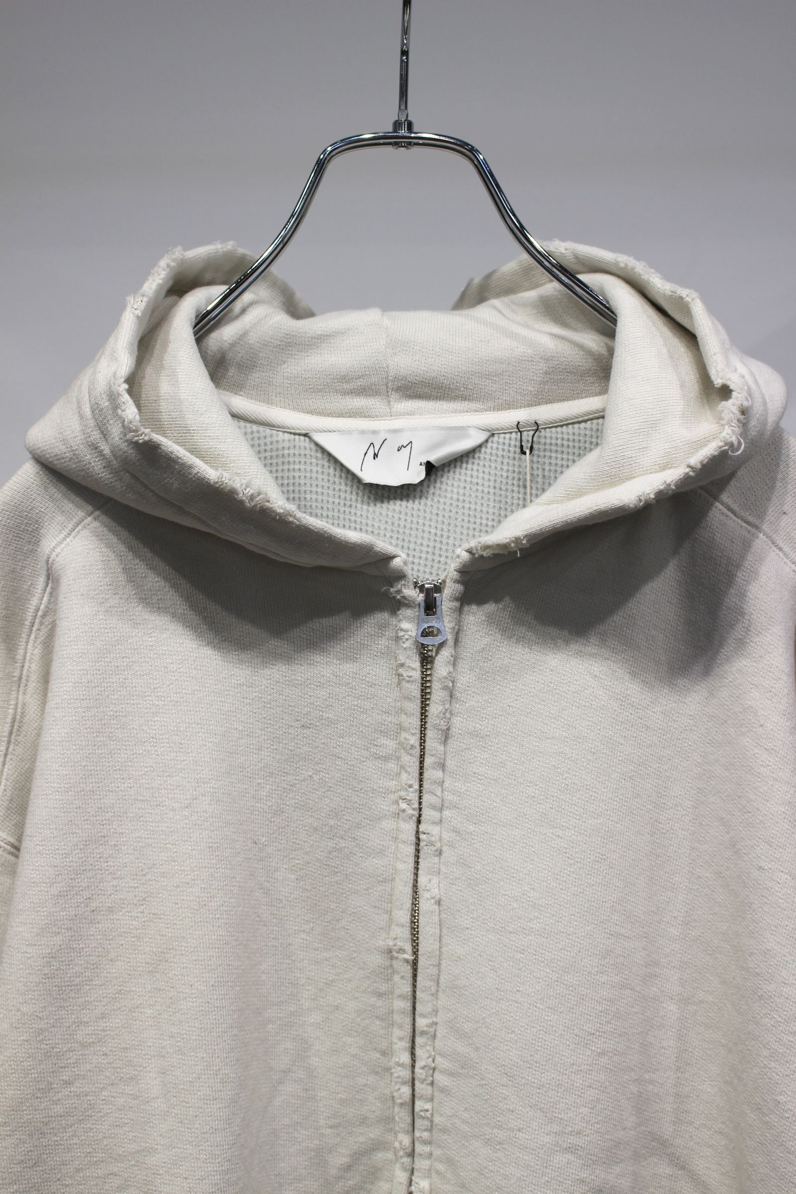 ZIP UP HOODIE | G.WHITE | ジップフーディー